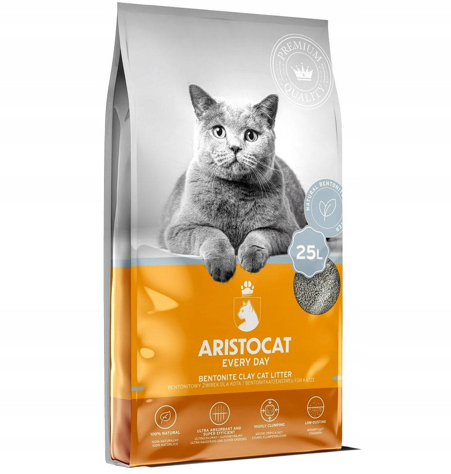 ARISTOCAT Every Day bentonite cat litter 25l