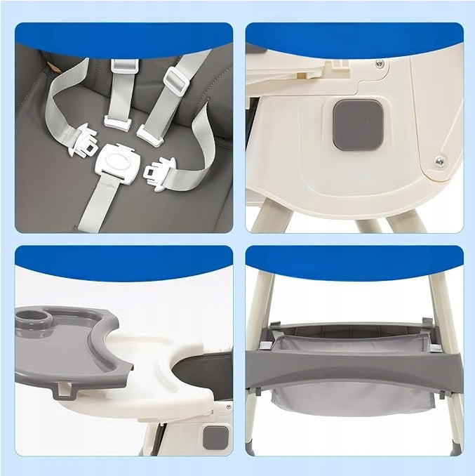 ARKYOMI 3IN1 FOLDING HIGH CHAIR 6M+ HEIGHT ADJUSTMENT Manufacturer code Z000000853212