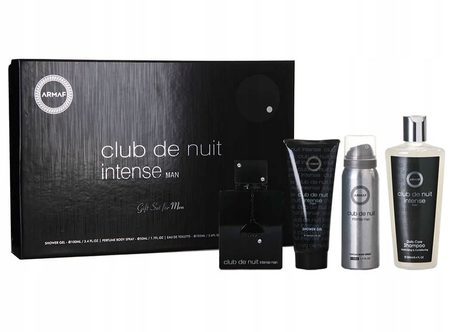 ARMAF Club De Nuit Intense Man Four Piece Giftset Set components deodorant eau de toilette