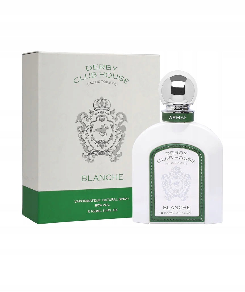 ARMAF Derby Club House Blanche Eau de Toilette 100ml Product weight with unit packaging 0.6 kg
