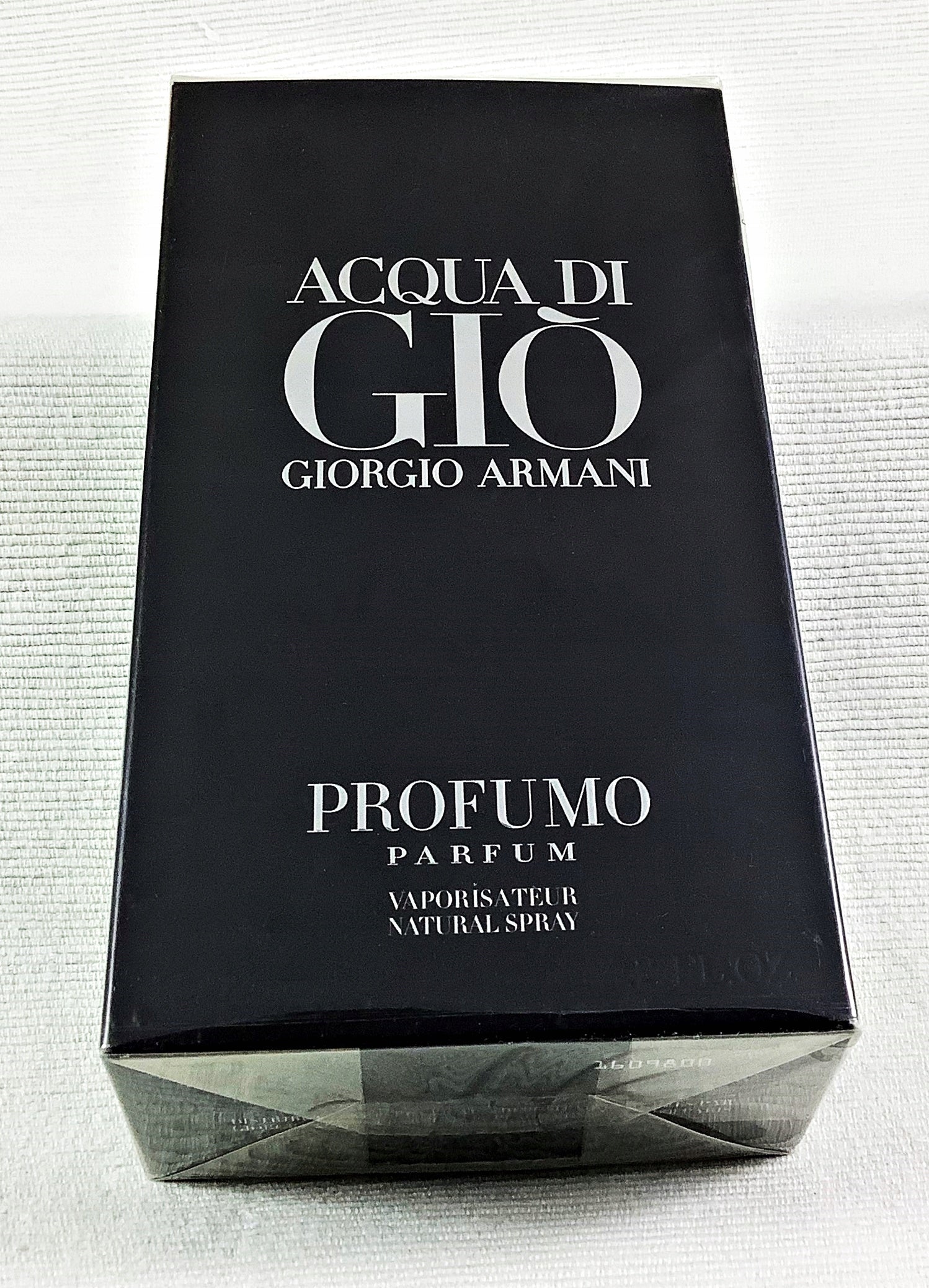 ARMANI ACQUA DI GIO PROFUMO PARFUM 125 ML UNIQUE Packaging status original