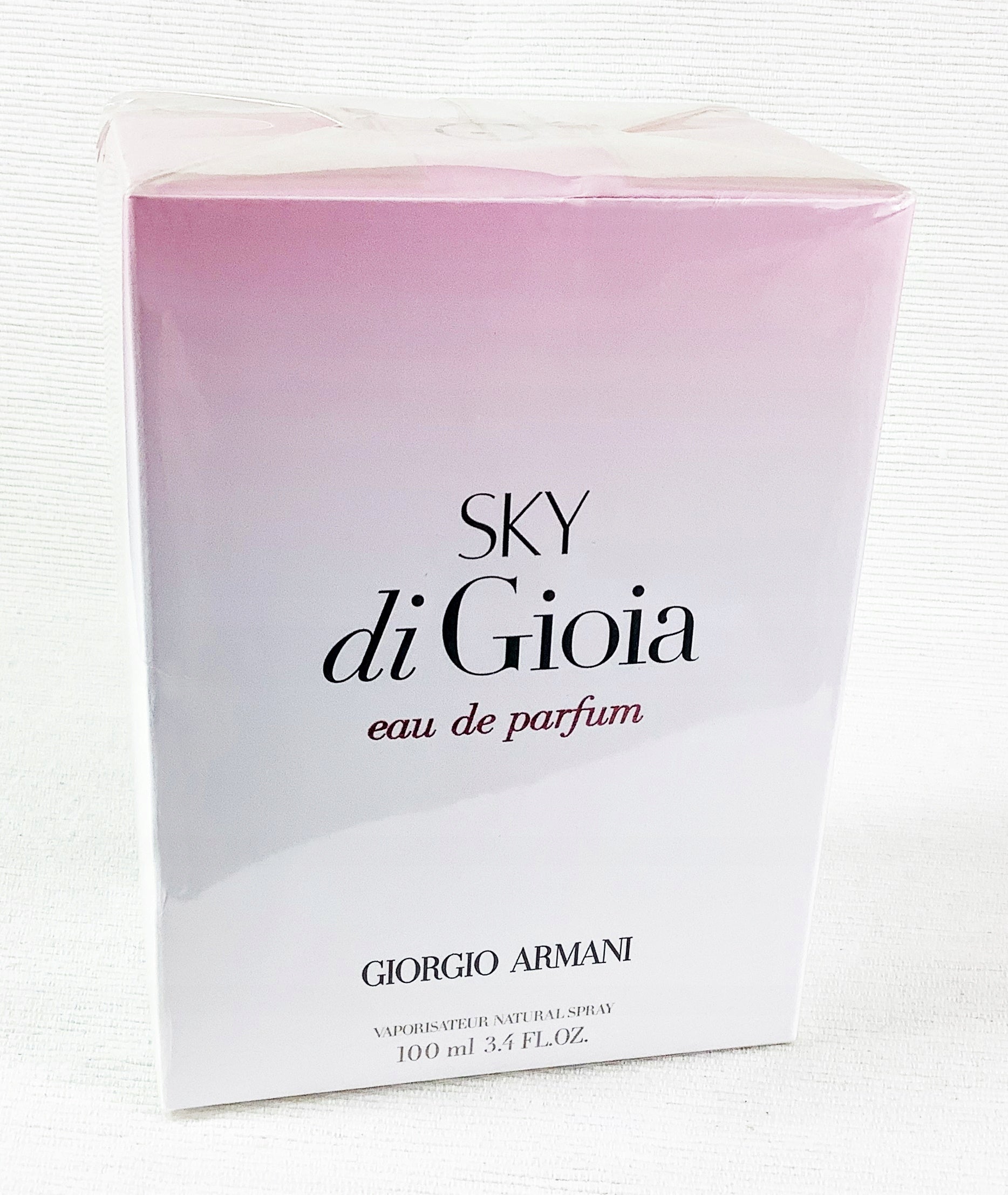 ARMANI SKY DI GIOIA 100 ML EAU DE PARFUM UNIQUE Packaging status original