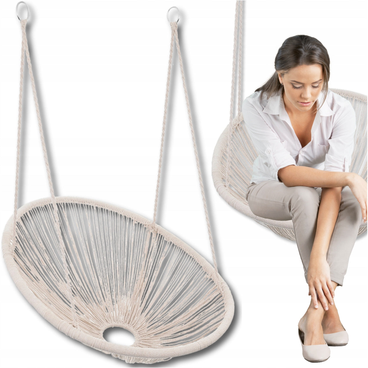 ARMCHAIR HANGING GARDEN SWING STORK NEST