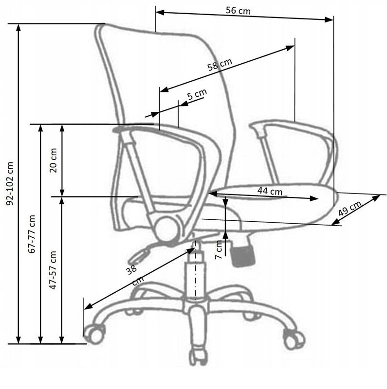ARMCHAIR TONY employee ash office HALMAR Manufacturer code V-CH-TONY-FOT-POPIELATY