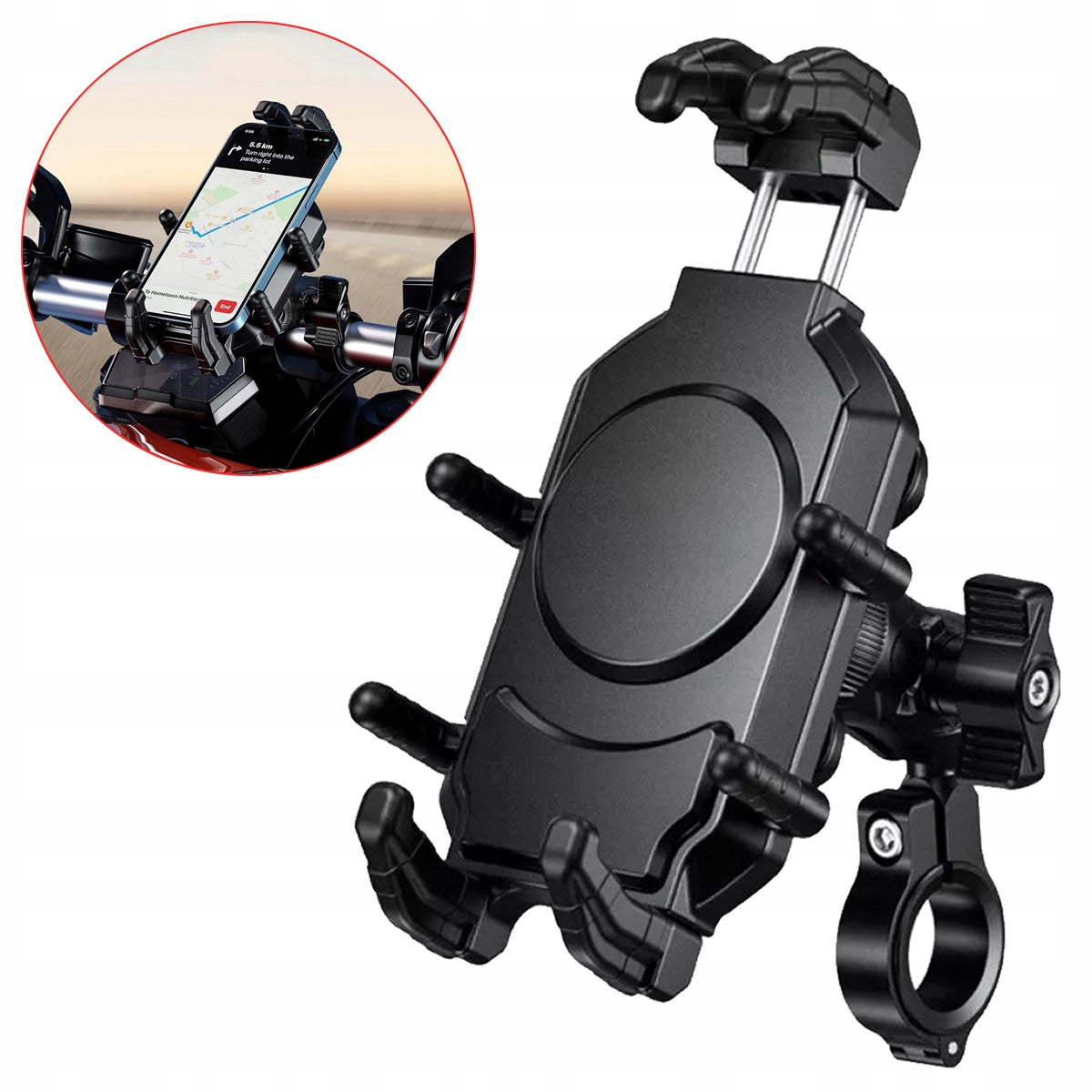 ARMORED ANTI-VIBRATION MOTORCYCLE BIKE HOLDER FOR PHONE 2026 NEW