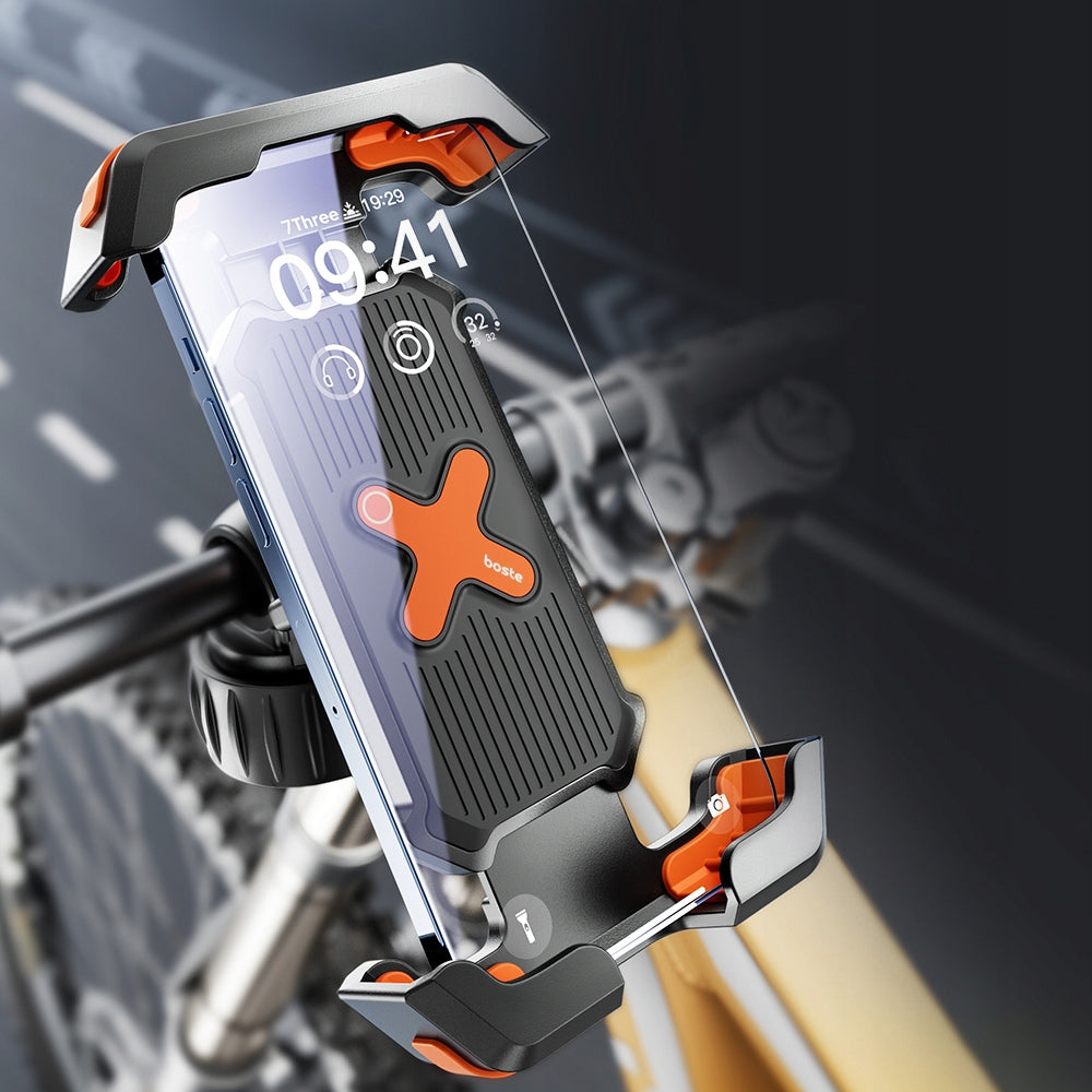 ARMORED Bicycle Motorcycle Phone Holder for Handlebars STABLE Manufacturer code CUREC-01BK