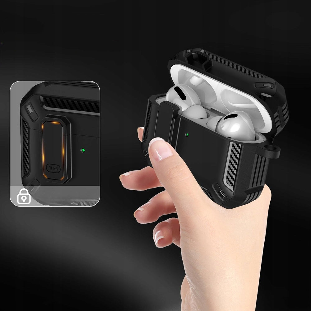 ARMORED HEADPHONE CASE FOR APPLE AIRPODS PRO 3 CASE + CARABINER Brand Erbord