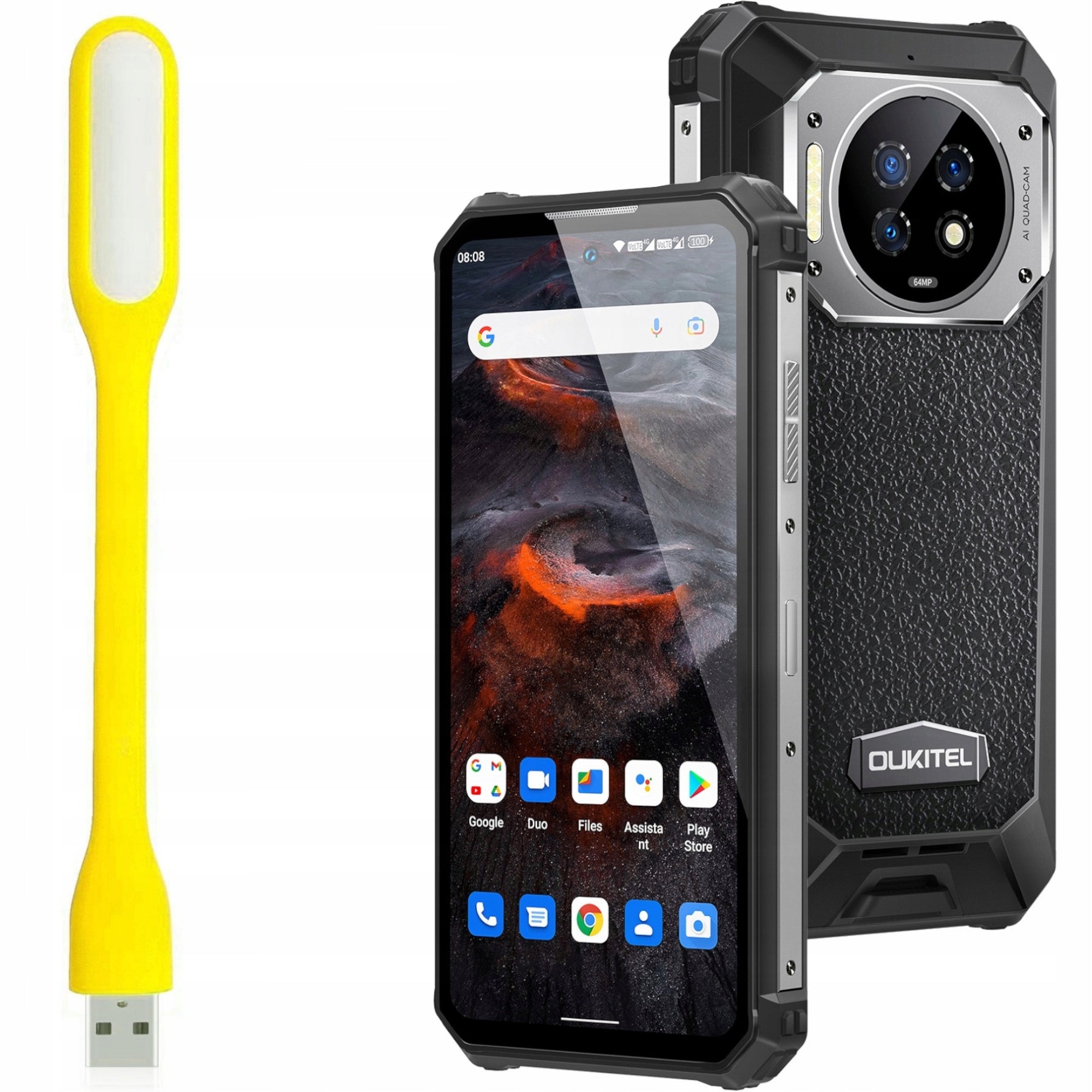ARMORED SMARTPHONE OUKITEL WP19 21000 mAh 8GB/256GB CAMERA 64MP NIGHT VISION