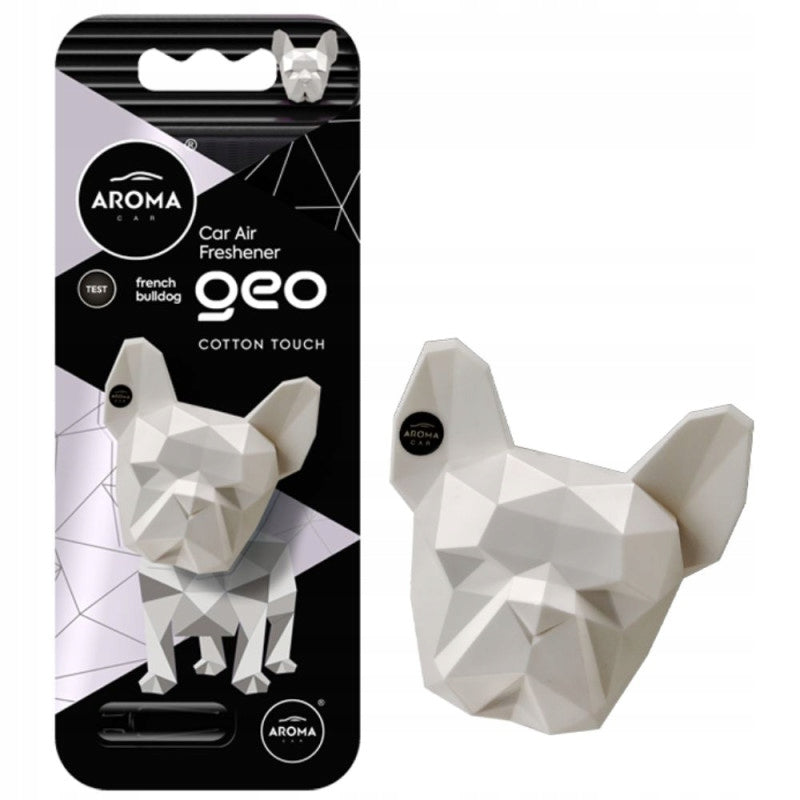 AROMA CAR Car fragrance freshener GEO DOG 3D DOG BULLDOG COTTON