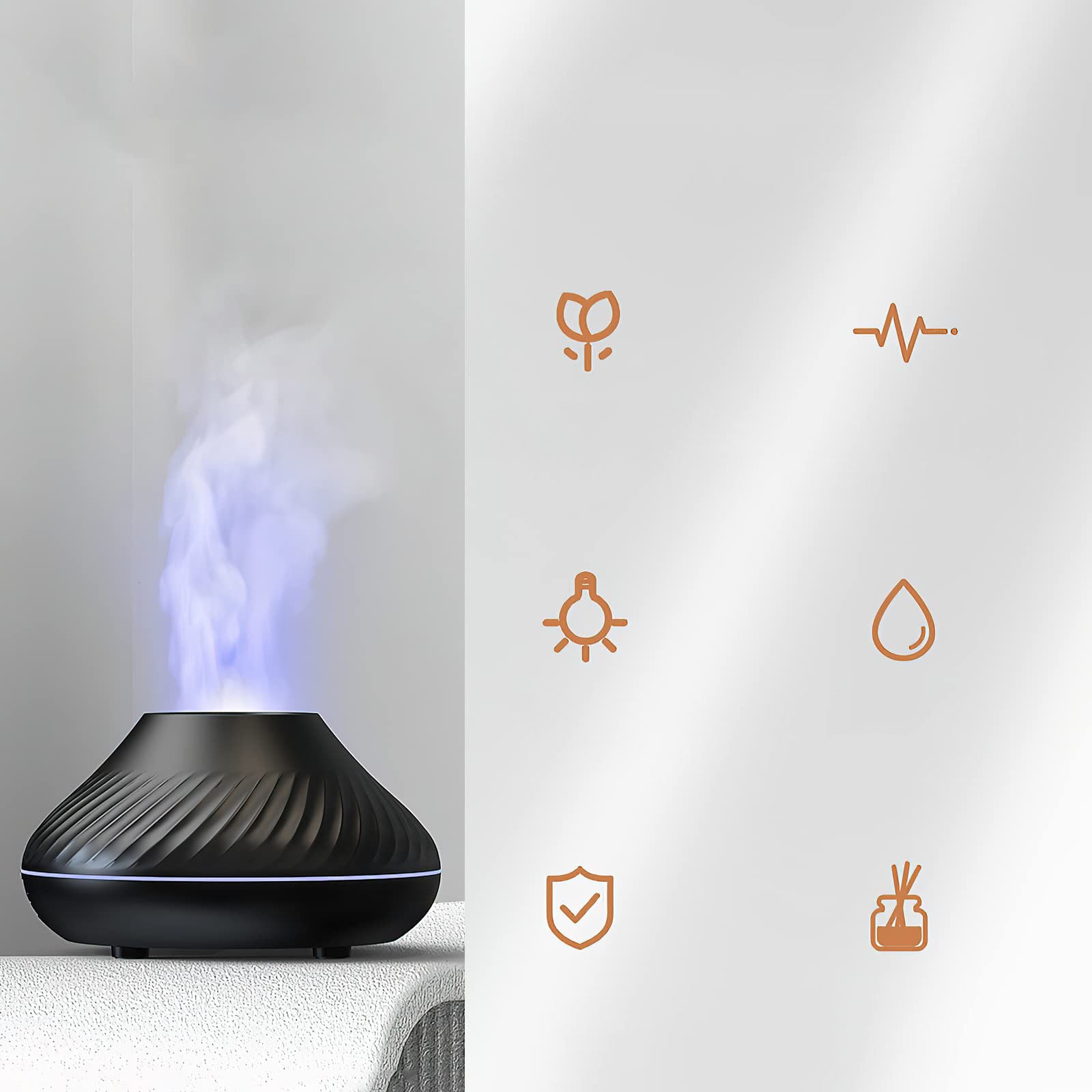 AROMA DIFFUSER 130ML AROMATHERAPY DIFFUSER FOR HOME GIFT Product weight with unit packaging 0.272 kg