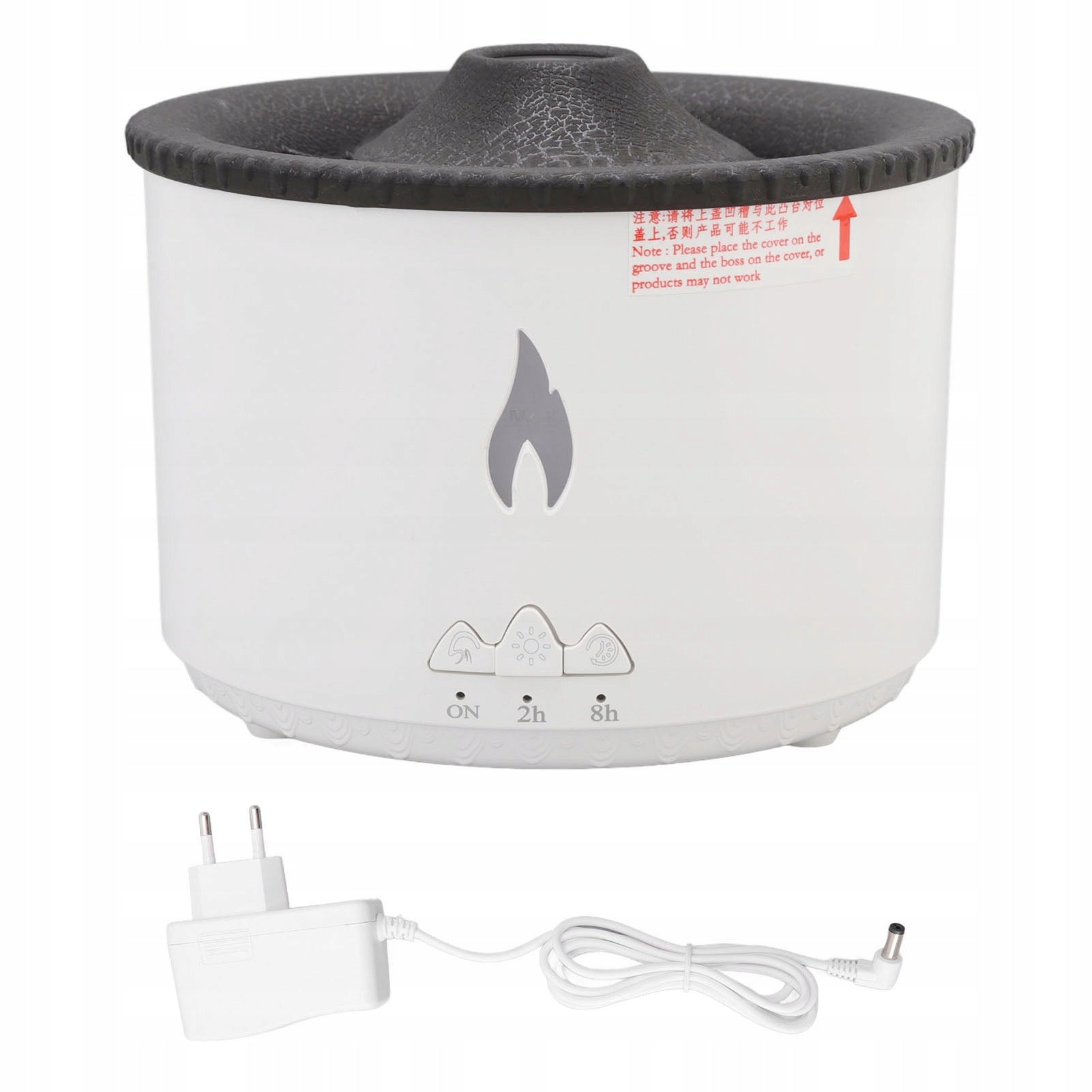 AROMA DIFFUSER - VOLCANO - HUMIDIFIER - AROMATHERAPY - REMOTE CONTROL Type steam humidifier