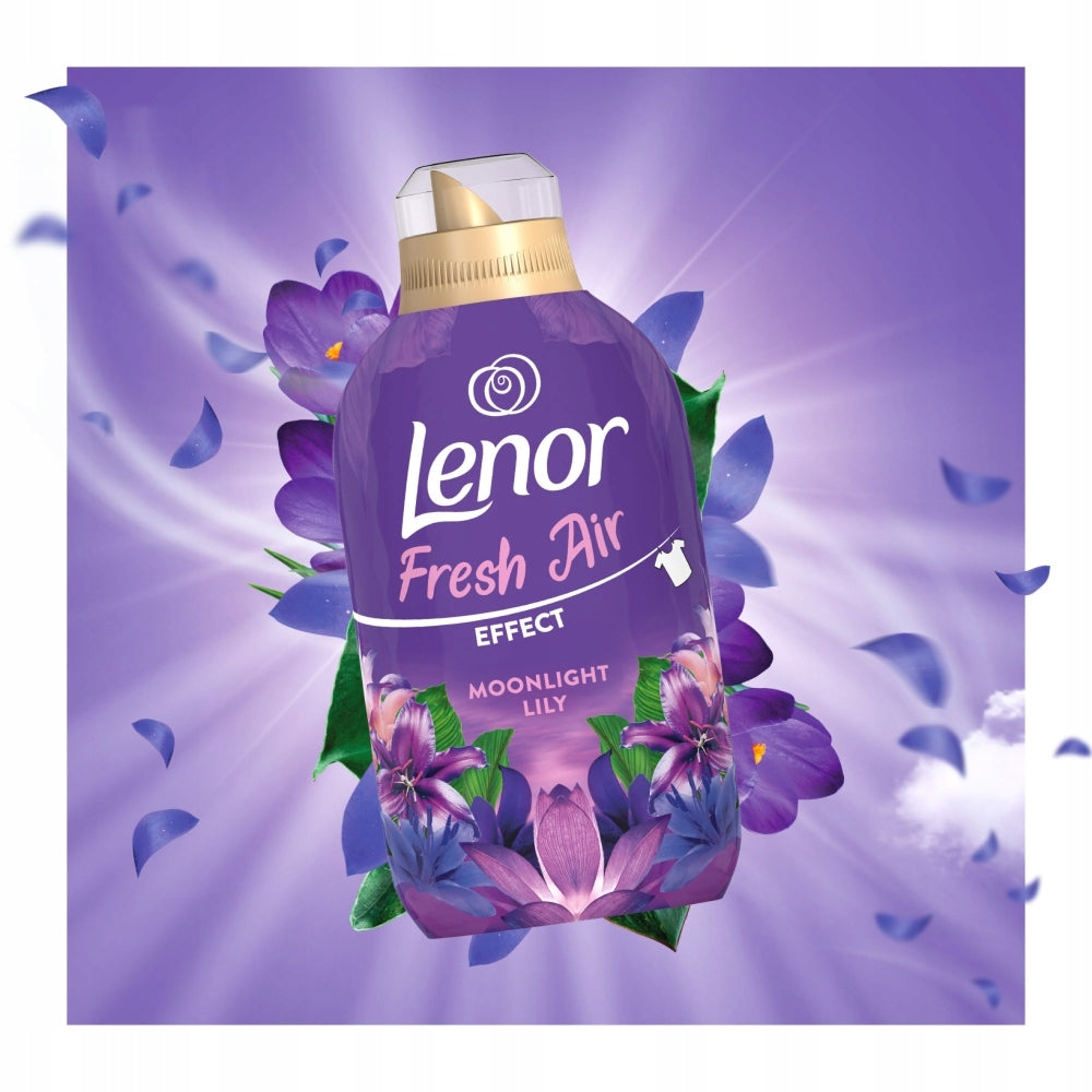 AROMATIC Fabric Rinse Liquid Set 2x770 Ml FRESH MOONLIGHT LILY Brand Lenor