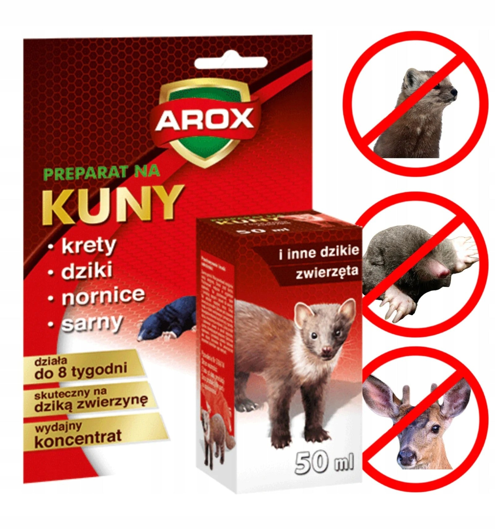 AROX 50ml FOR MARTENS REPELLENT PROTECTIVE BARRIER DISCOURAGING ANIMALS