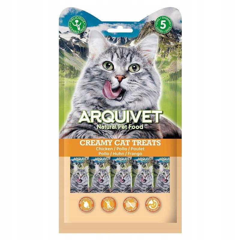 ARQUIVET Creamy Chicken Snack 5X14 g