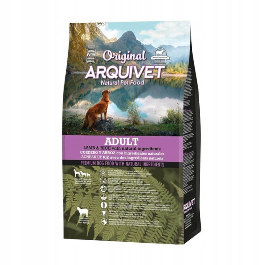 ARQUIVET Original Adult Dry Dog Food LAMB WITH RICE 3kg Brand ARQUIVET