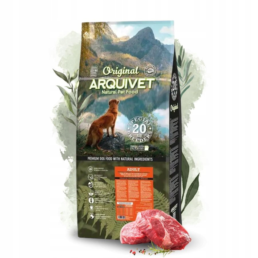 ARQUIVET Original Adult Dry Dog Food VEAL RICE VITAMIN 20kg