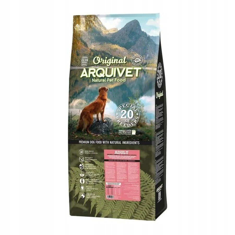 ARQUIVET Original Adult dry dog food SALMON RICE VITAMINS 20kg EAN (GTIN) 8435117890978