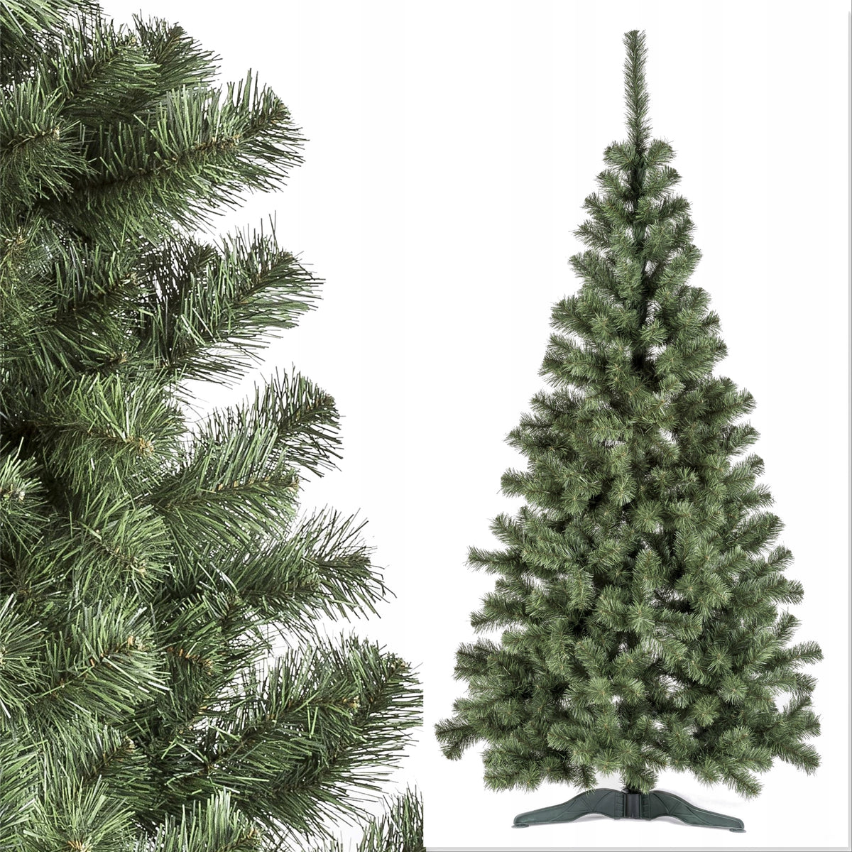 ARTIFICIAL CHRISTMAS TREE 180 cm DENSE BEAUTIFUL GREEN CHRISTMAS TREE STAND INCLUDED Packaging status original