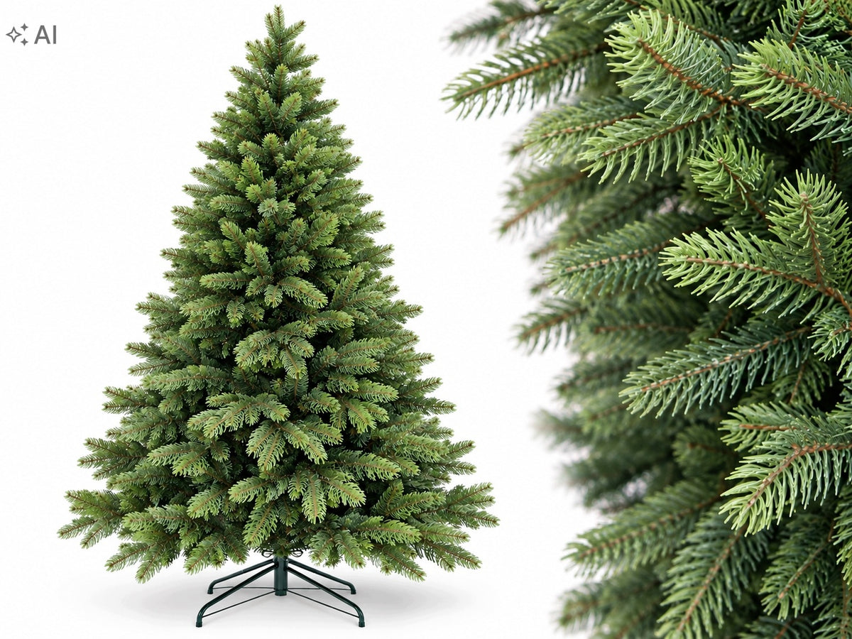 ARTIFICIAL CHRISTMAS TREE 180CM LIKE A REAL made in Poland ALPINE SPRUCE PE
