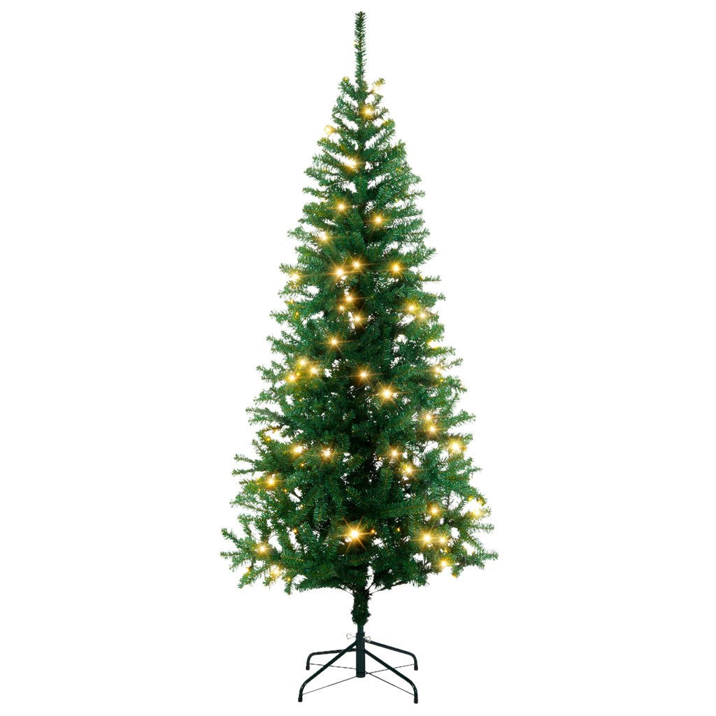 ARTIFICIAL CHRISTMAS TREE 2.10M WITH LED LIGHTS