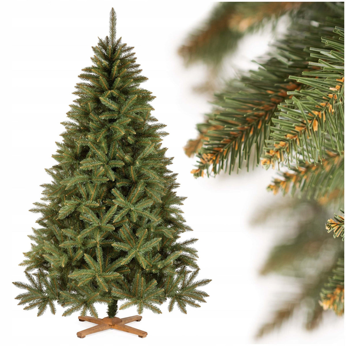 ARTIFICIAL CHRISTMAS TREE 240cm LIKE LIVE CAUCASIAN SPRUCE BEAUTIFUL ROYAL TREES PREMIUM