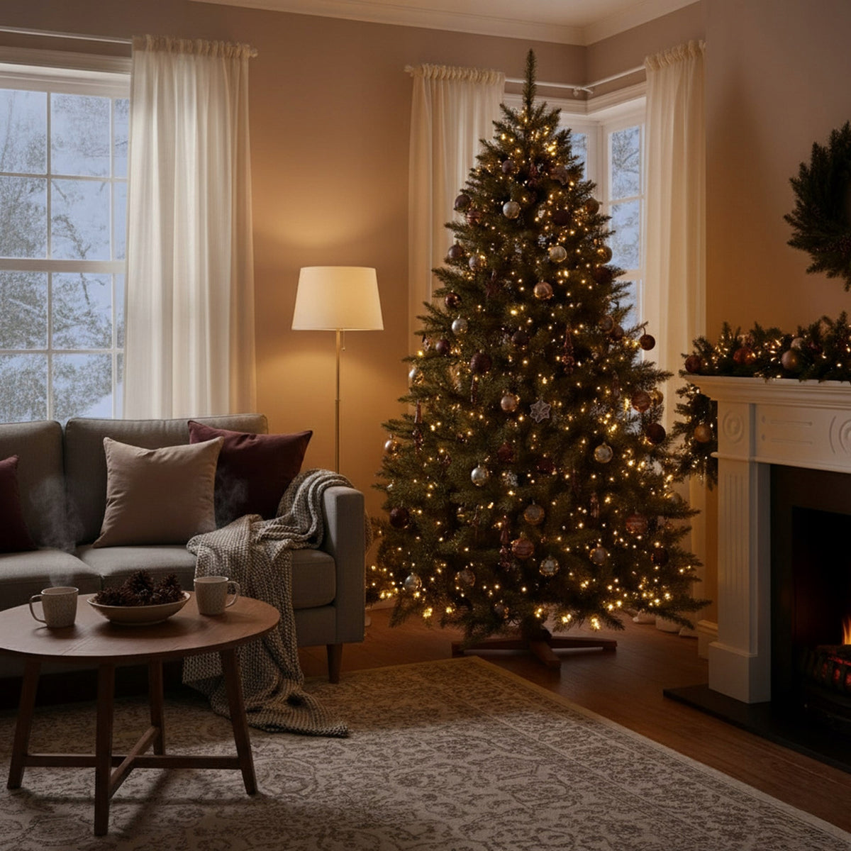 ARTIFICIAL CHRISTMAS TREE CAUCASIAN SPRUCE ROYAL TREES PREMIUM LUX 220cm DENSE BEAUTY Brand Springos