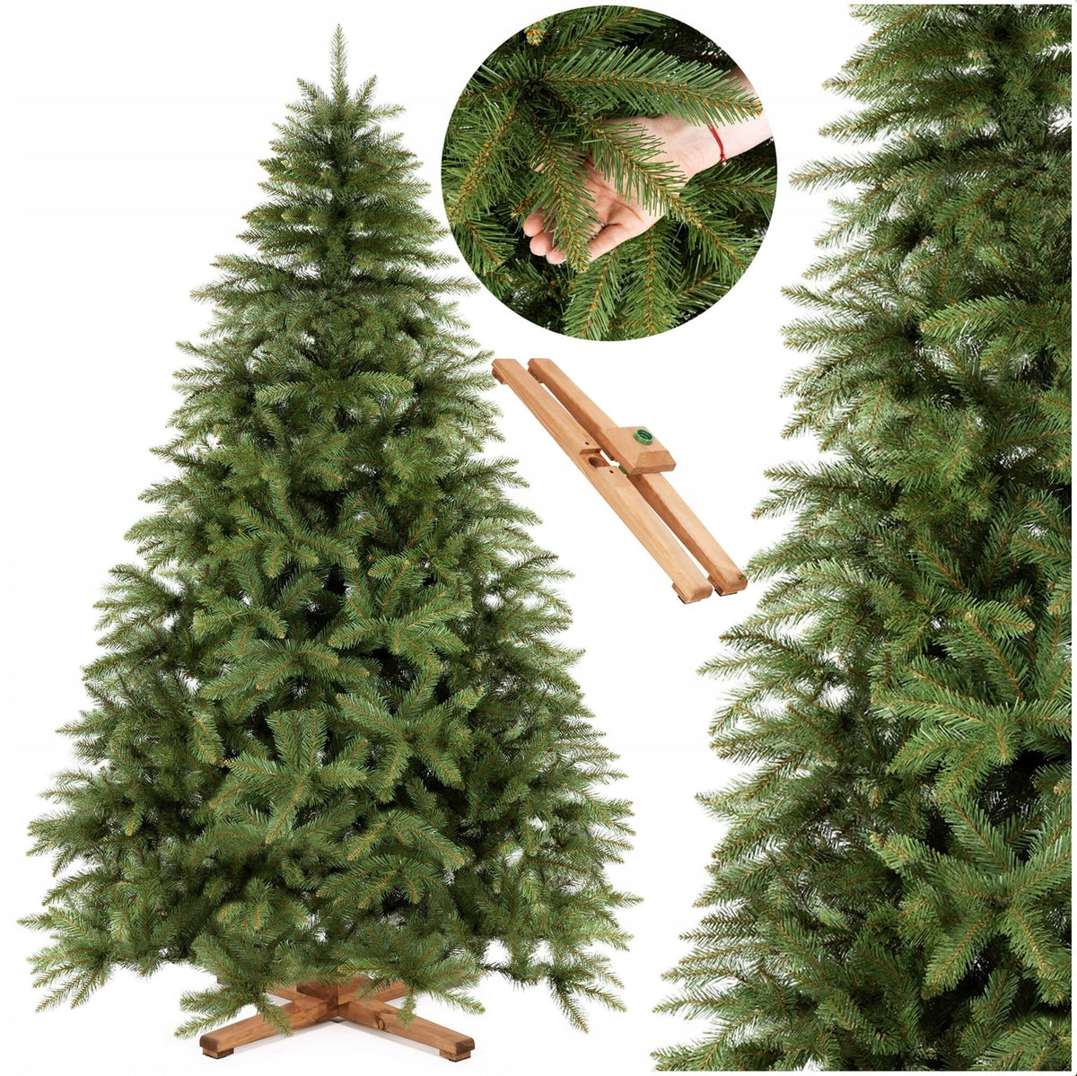 ARTIFICIAL CHRISTMAS TREE CAUCASIAN SPRUCE ROYAL TREES PREMIUM LUX 220cm DENSE BEAUTY