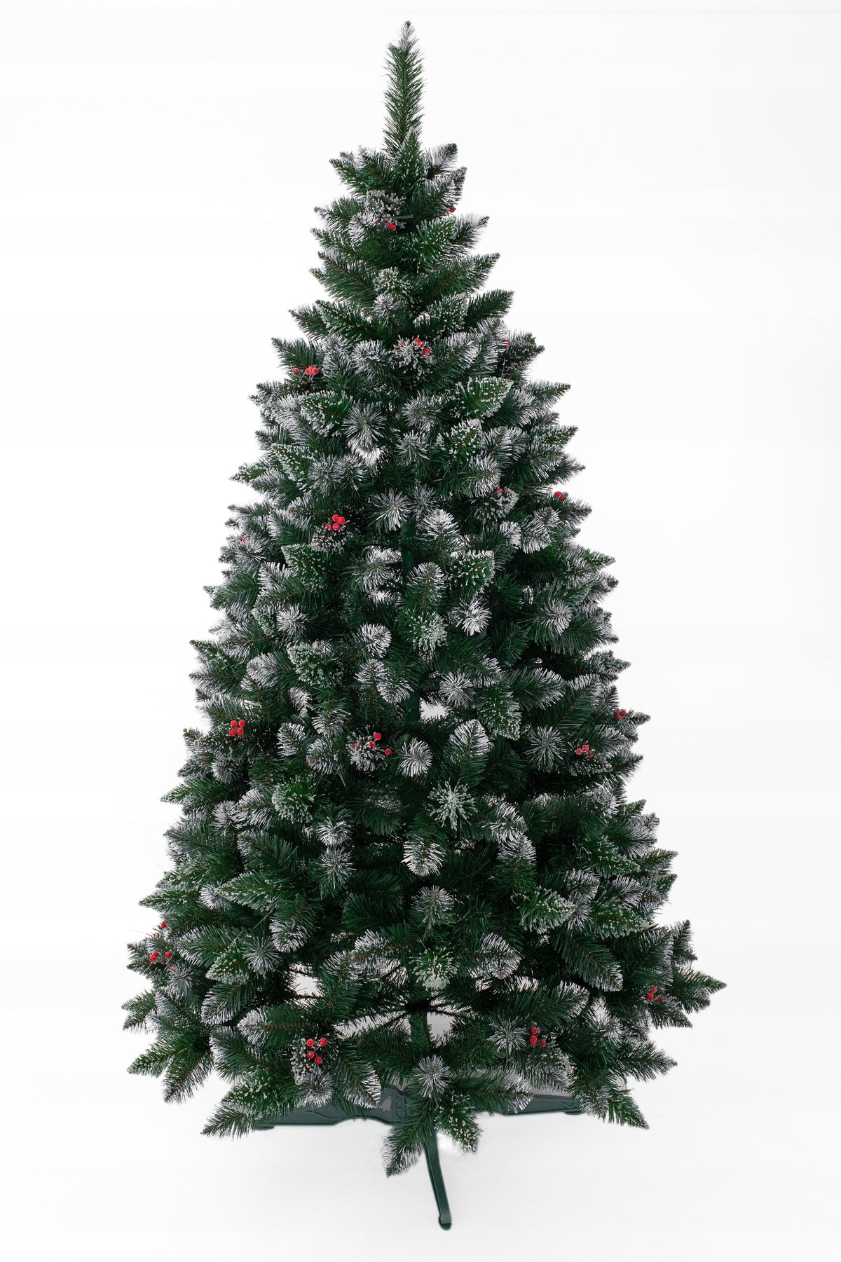 ARTIFICIAL CHRISTMAS TREE "CRYSTAL" 200 CM WITH WHITE TIPS AND CALLA Manufacturer code krystal200
