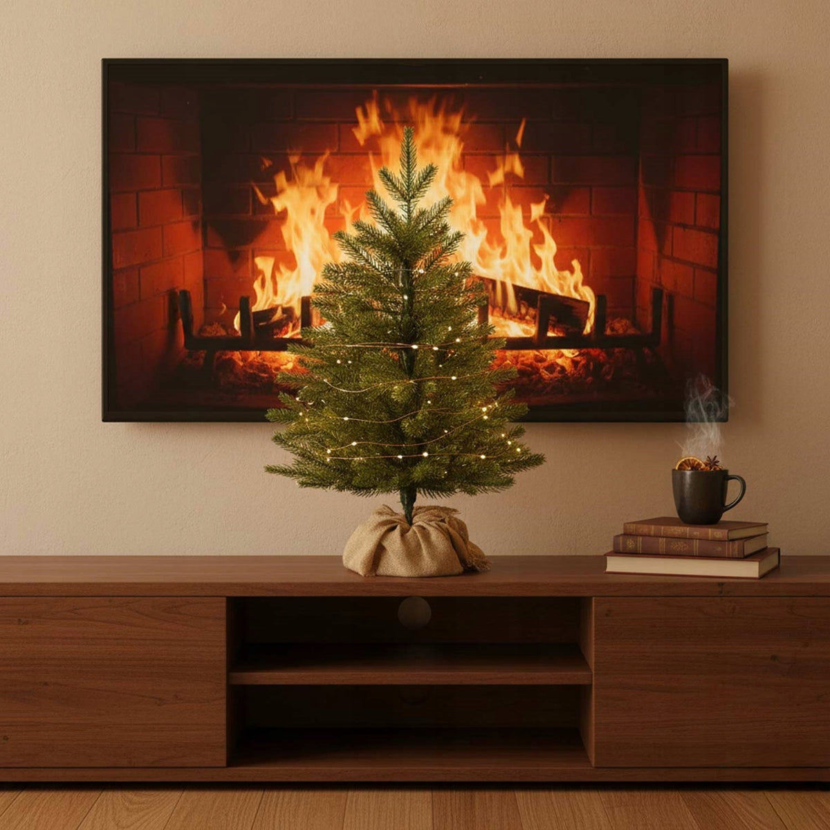 ARTIFICIAL CHRISTMAS TREE PE NATURAL SPRUCE PREMIUM 60cm DENSE AS VIVID BEAUTY Packaging status original