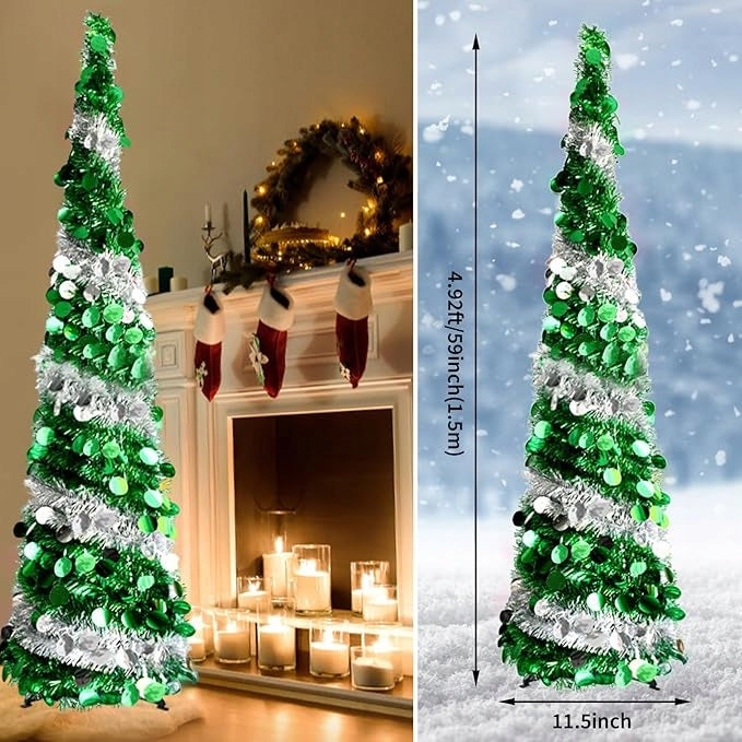 ARTIFICIAL CHRISTMAS TREE POP-UP 150cm green glossy Manufacturer code gl889i