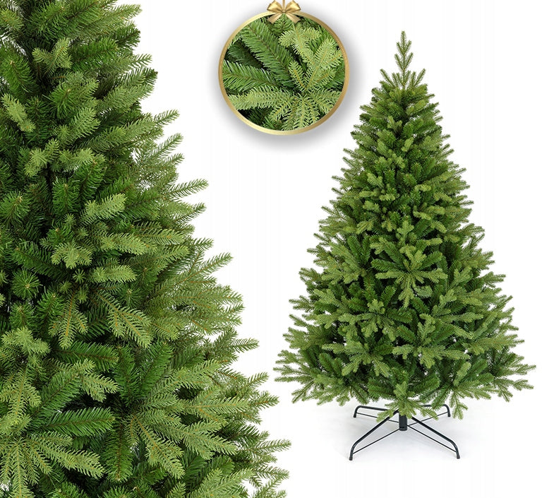 ARTIFICIAL CHRISTMAS TREE PREMIUM SPRUCE EXCLUSIVE LIGHT PE+PVC 180cm