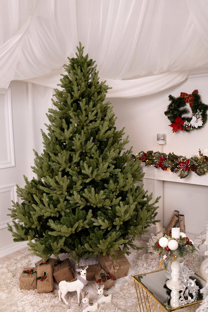 ARTIFICIAL CHRISTMAS TREE PREMIUM SPRUCE PE+PVC LIKE A LIVING 3D 220 cm! Brand Psomar