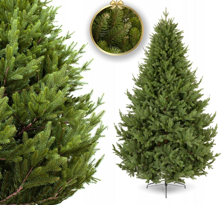 ARTIFICIAL CHRISTMAS TREE PREMIUM SPRUCE PE+PVC LIKE A LIVING 3D 250 cm!