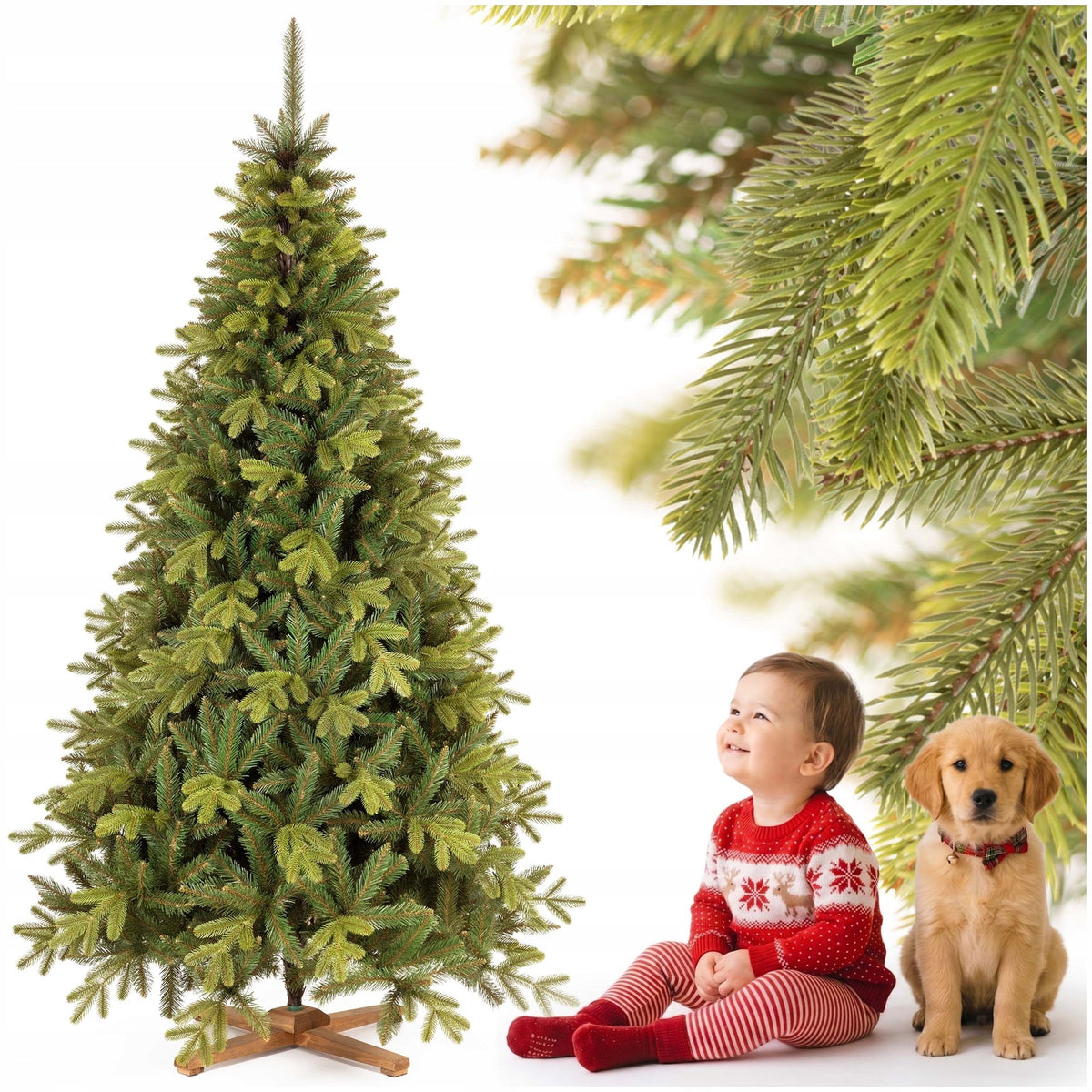 ARTIFICIAL CHRISTMAS TREE SIBERIAN SPRUCE ROYAL TREES PREMIUM 240 cm DENSE STAND