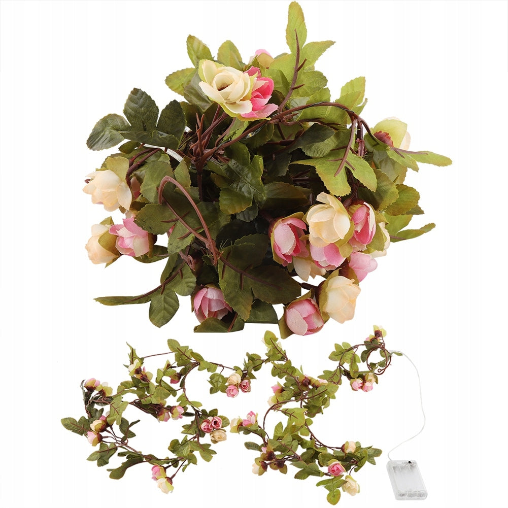ARTIFICIAL FLOWERS PLANT BULB GARLAND LED 250 CM Packaging status original