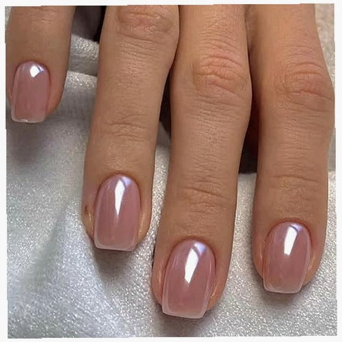 ARTIFICIAL FRENCH SQUARE NAILS FOR WOMEN SET OF 24 PCS.