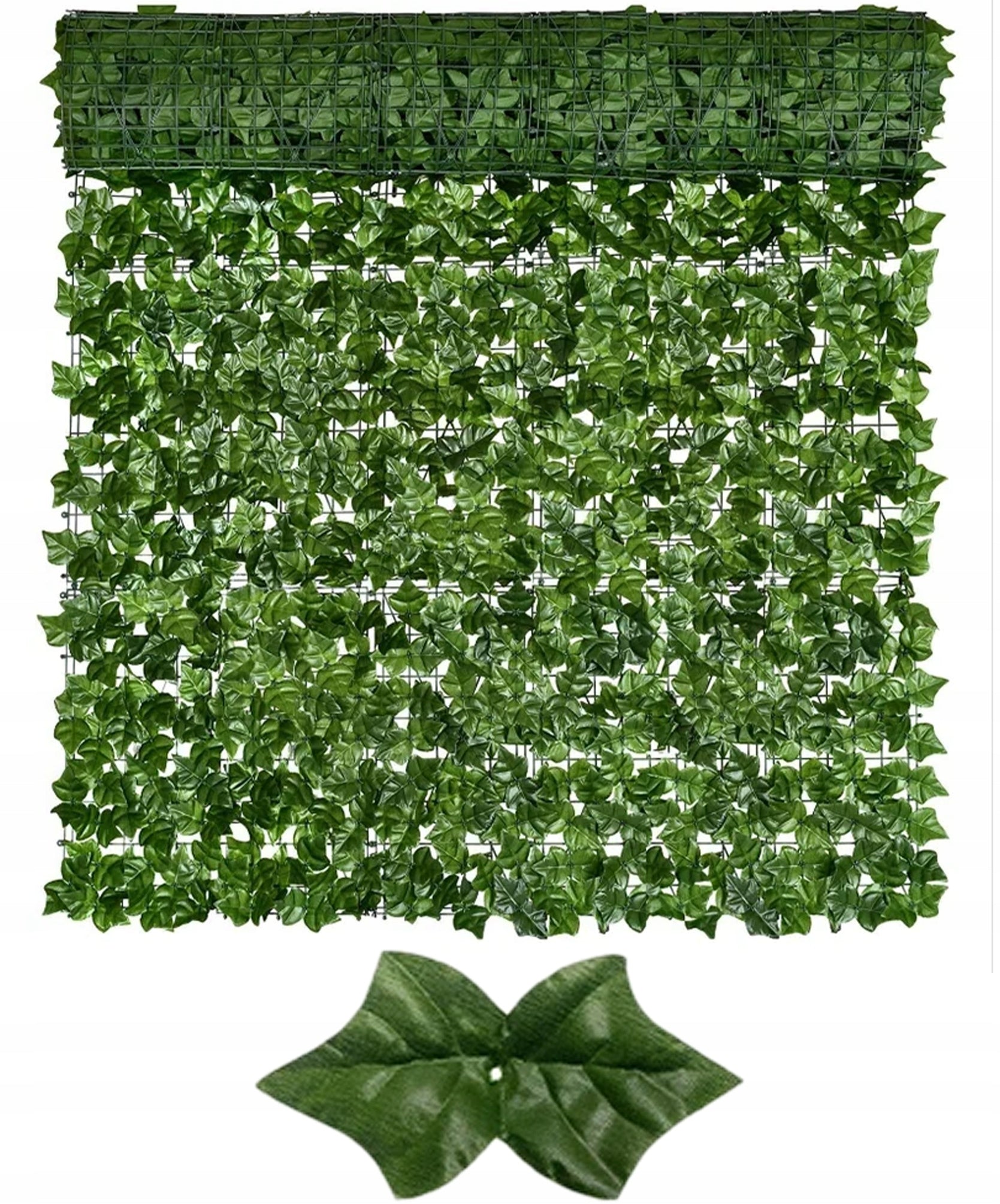 ARTIFICIAL HEDGE IVY FOR FENCE BALCONY WALL MESH 5 m x 50 cm Length 5 m