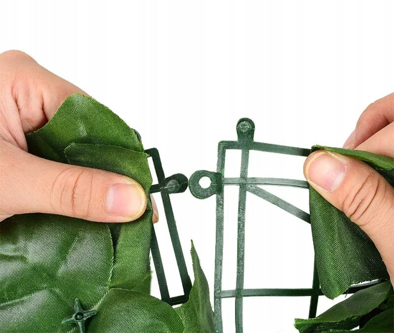 ARTIFICIAL HEDGE IVY FOR FENCE BALCONY WALL MESH 5 m x 50 cm Shape rectangular