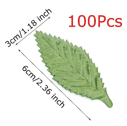 ARTIFICIAL LEAVES FOR DECORATION 100 PCS SILK GREEN FOR BOUQUETS Manufacturer code SWC5908151500033