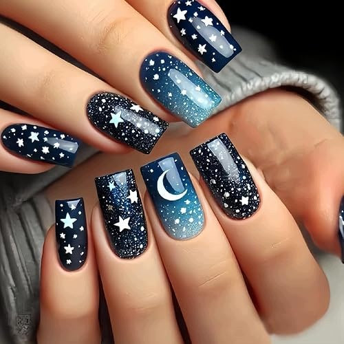 ARTIFICIAL NAILS FRENCH WHITE GRADIENT 30 PIECES FOR WOMEN acrylic Brand no brand