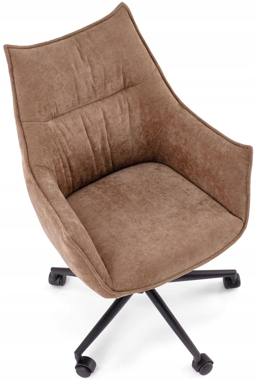 ARVIA Office Chair Brown Swivel Height Adjustment Fabric For Learning Packaging status original