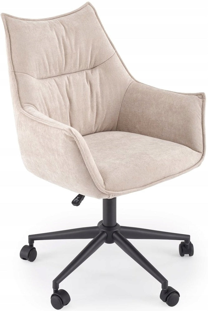 ARVIA Youth Armchair Desk Swivel Adjustable Beige Fabric