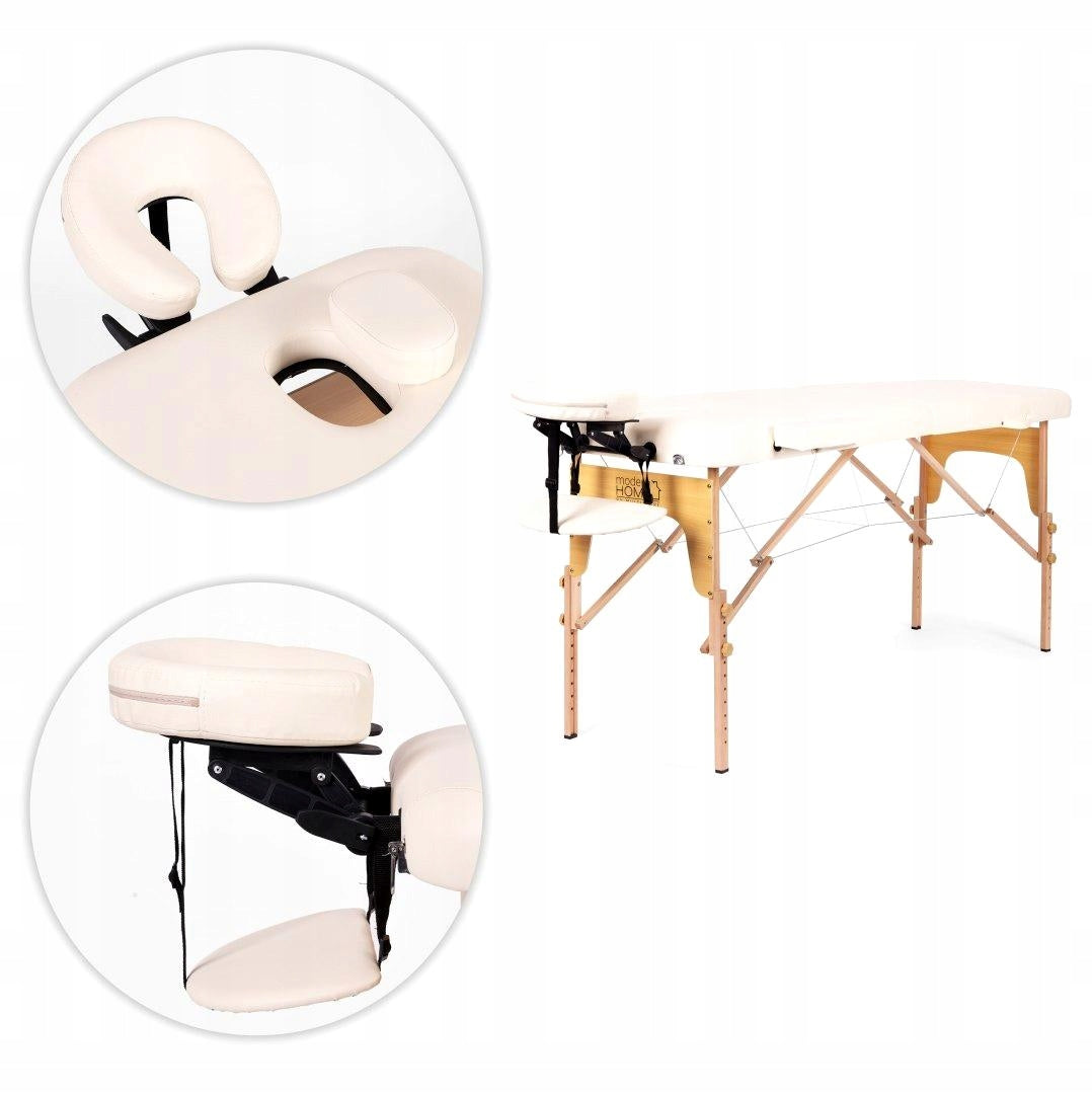 ASCENDO MASSAGE TABLE, FOLDING REHABILITATION BED, 2 SEGMENTS, BAG Frame material aluminum