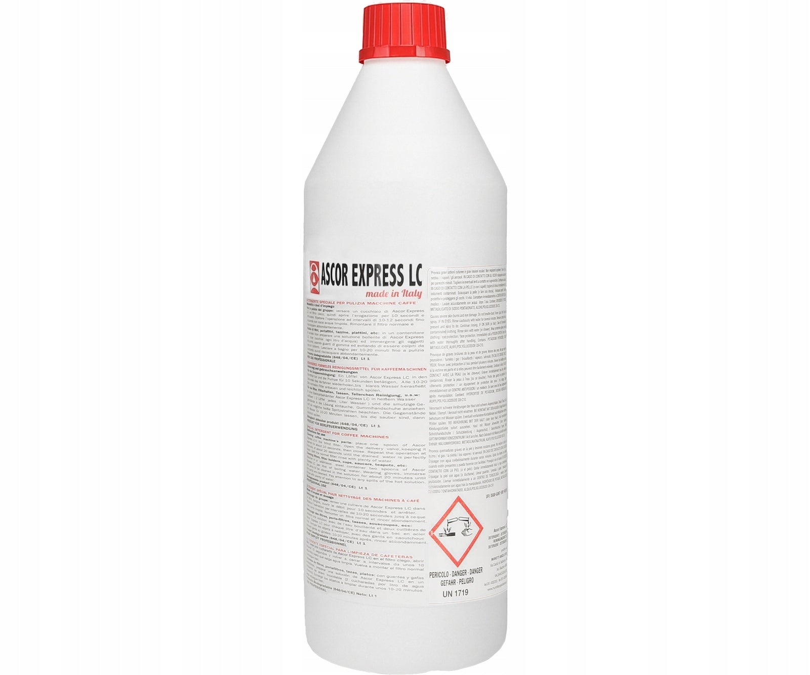 ASCOR 1000ml Cleaner for Gaggia Saeco Faema Rancilio Coffee Maker