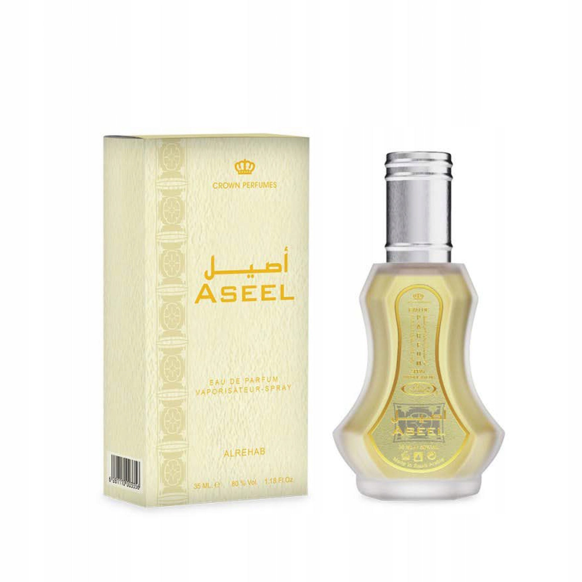 ASEEL ARABIC PERFUME MUSKY ROSE ORIENTAL 35 ml AL REHAB EDP Packaging status original