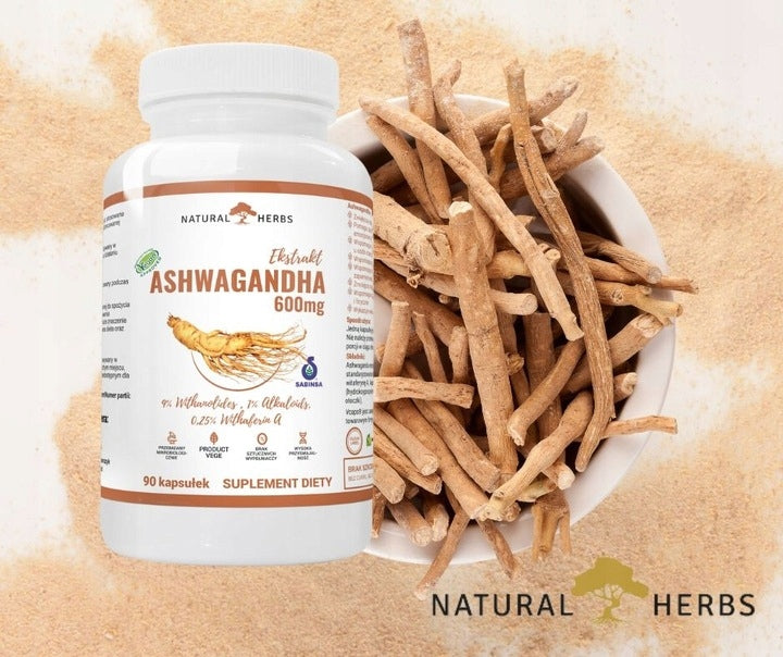 ASHWAGANDHA EXTRACT 600mg INDIAN GINSENG 9% Alto Pharma 90 vege kaps. Brand Alto Pharma