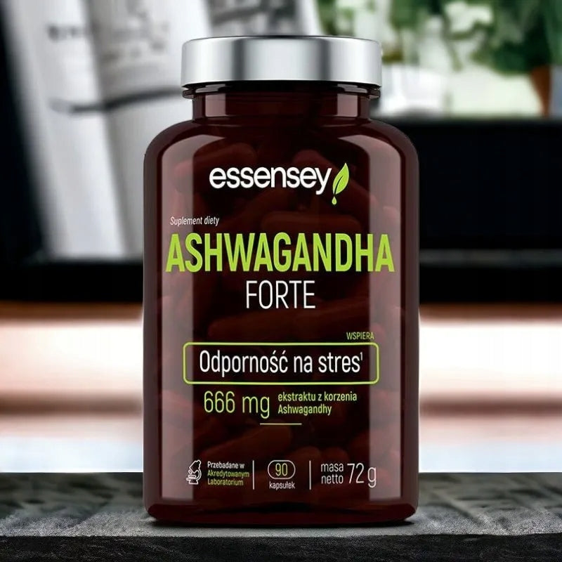 ASHWAGANDHA FORTE 666mg STRONG EXTRACT Stress Relaxation CERTIFIED BET Expiration date not specified