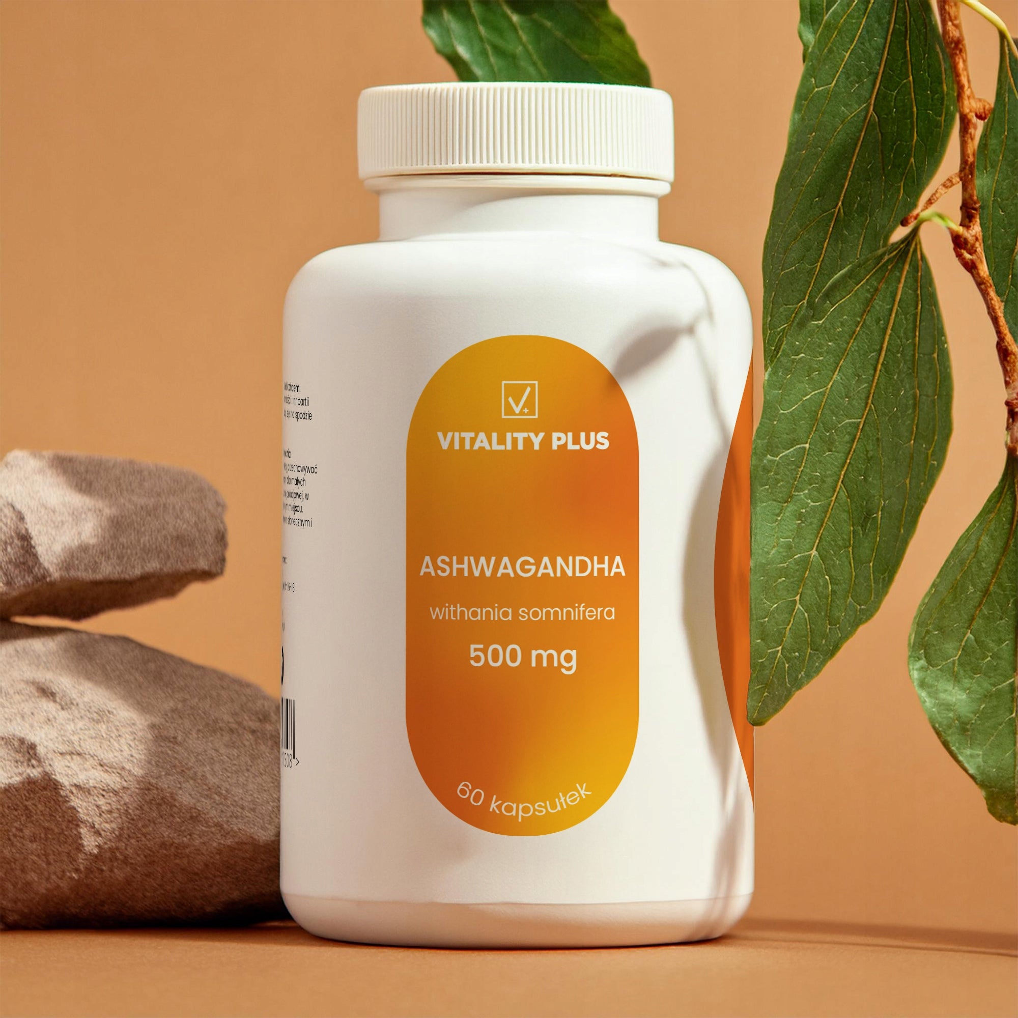 ASHWAGANDHA GINSENG - 500 mg - STRESS MEMORY BRAIN ADAPTOGEN Manufacturer code ASHWAGANDHA - ŻEŃ SZEŃ 500 mg ADAPTOGEN