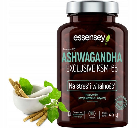 ASHWAGANDHA KSM-66 NATURAL CERTIFIED GINSENG EXTRACT CONCENTRATION