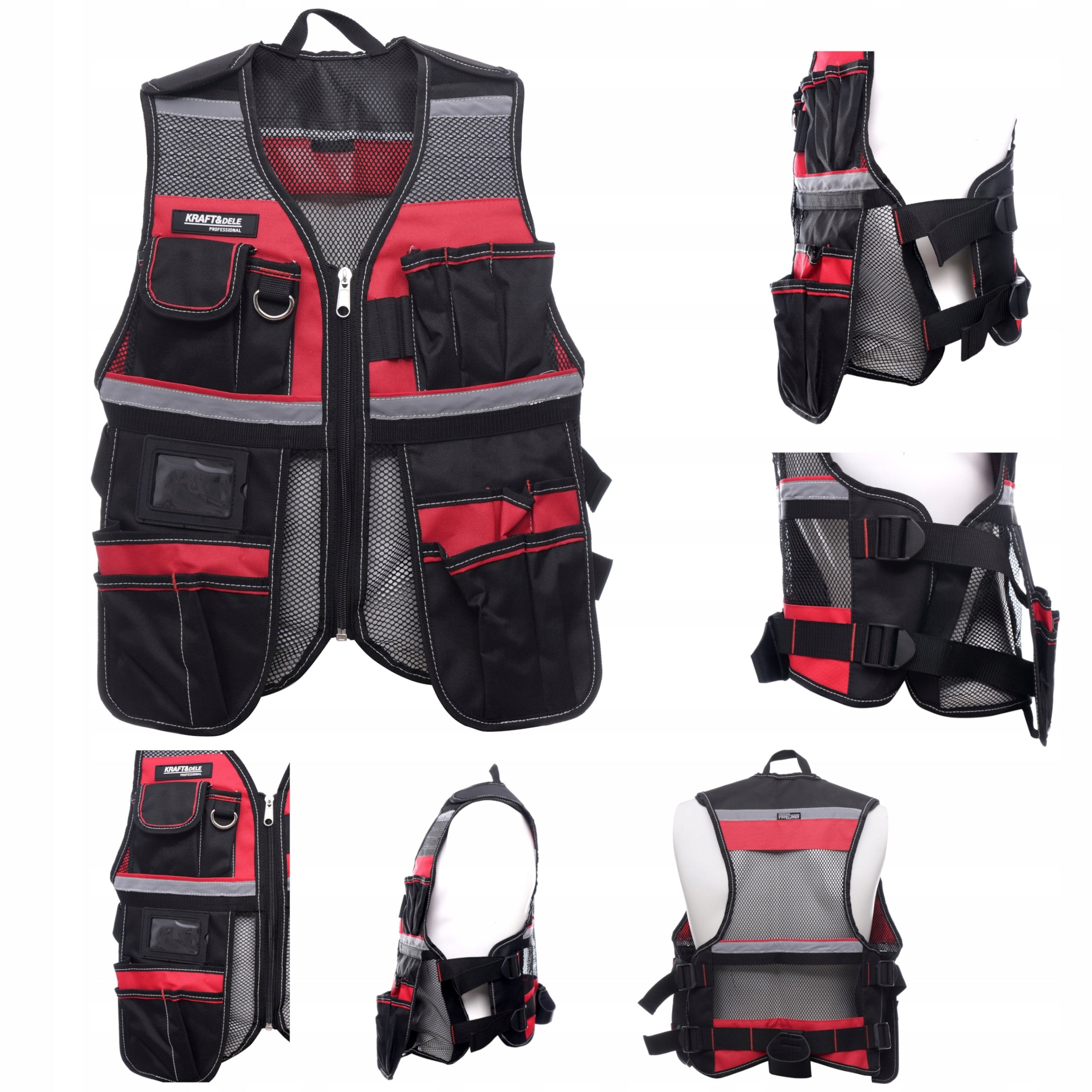 ASSEMBLY VEST WORKING TOOL POCKETS